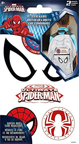 Marvel Spider-Man Art Set Bundle ~ 40 Pc Superhero Art Kit with Spiderman Coloring Utensils, Brushes, Art Pad, Stickers and More! (Spiderman Color Kit)