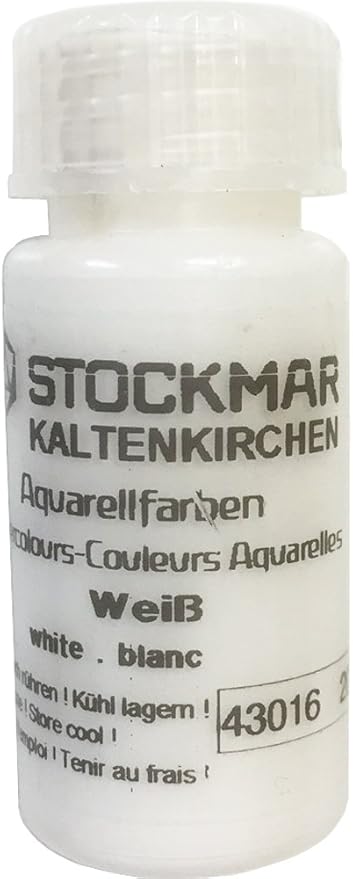 Stockmar Watercolor Paint: White, 20ml