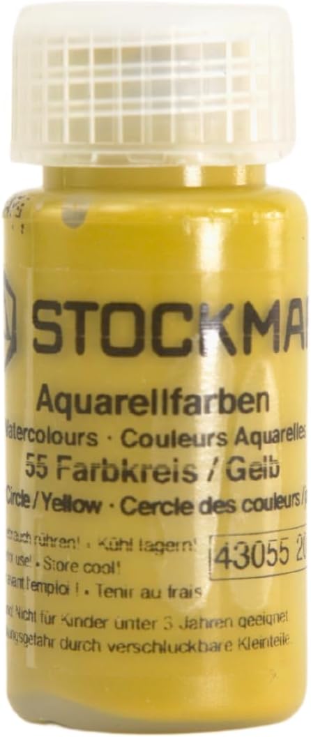 Stockmar Circle Color Watercolor Paint: Yellow, 20ml