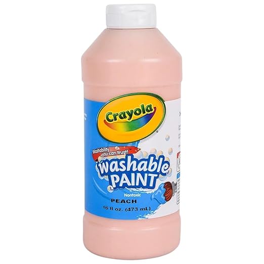 Crayola Washable Paint 16 Oz Peach