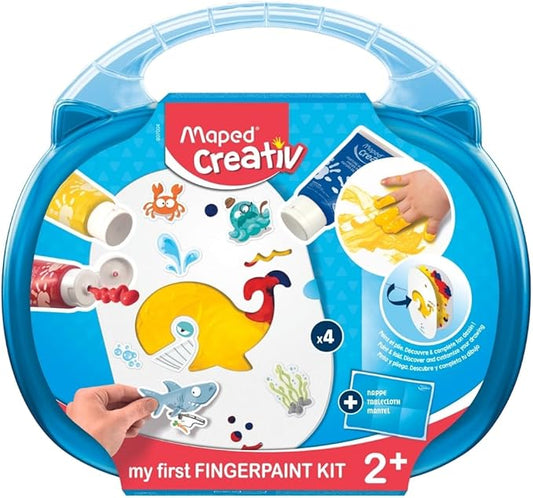 Maped - Finger Paint Kit for Kids - 4 Themes - Safe for Children (907004)