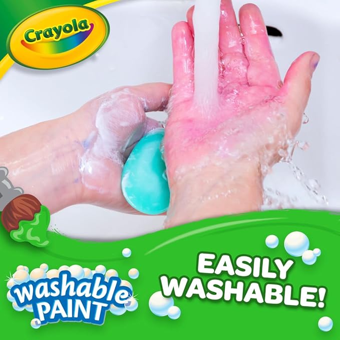Crayola Washable Paint for Kids - Blue (1 Gallon), Kids Arts and Crafts Supplies, Non Toxic, Bulk