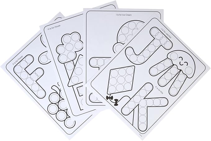Crayola Washable Dot Markers Activity Set, 30 Toddler Coloring Pages & 4 Washable Markers, Dot Paints for Toddlers, Toddler Gifts, Ages 3+