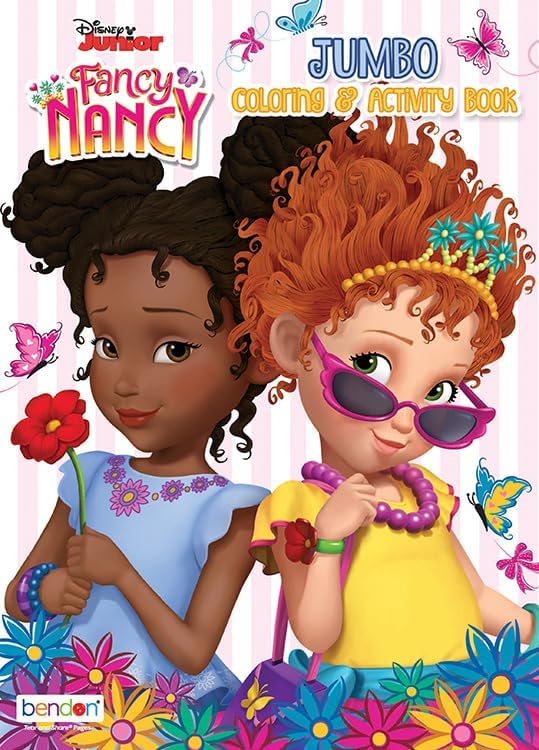 Disney Fancy Nancy Coloring Book Bundle ~ 3 Fancy Nancy Books, 160 Pages Total with Jewel Stickers and More (Fancy Nancy Party Pack)
