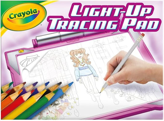 Crayola Light Up Tracing Pad - Pink, Art Kit for Kids, Kids Toys & Games, Light Box, Gifts for Girls & Boys, 6+ [Amazon Exclusive]