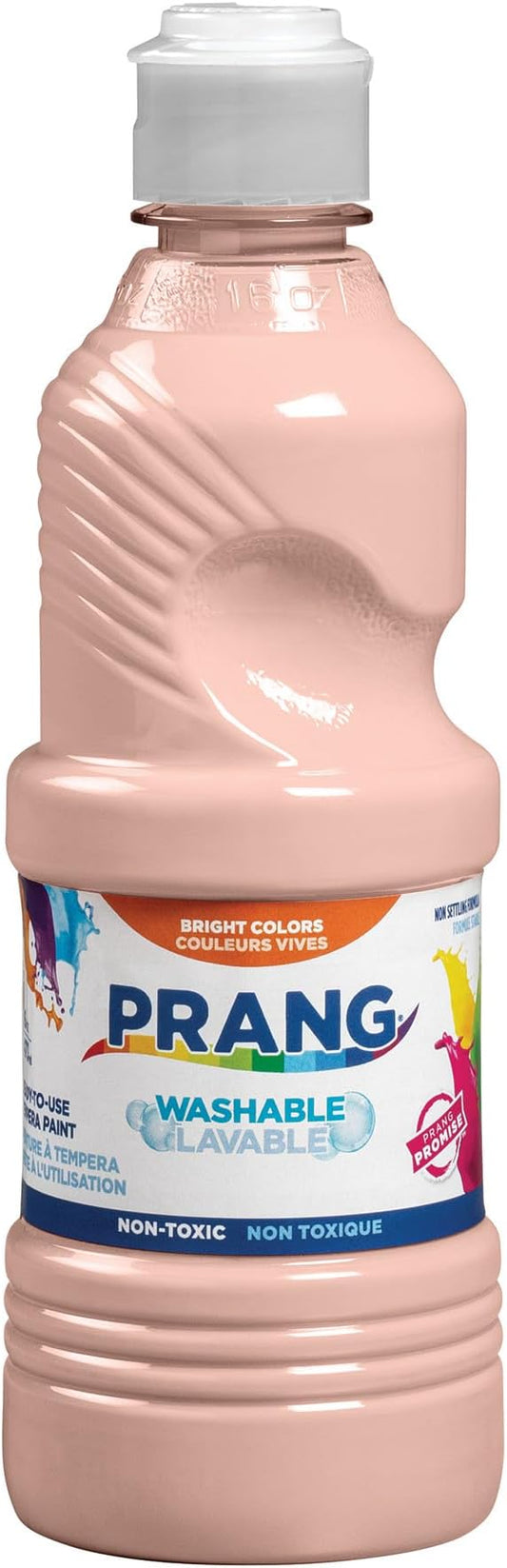 Prang Washable Tempera Paint, Peach, 16 Oz., 1 Count