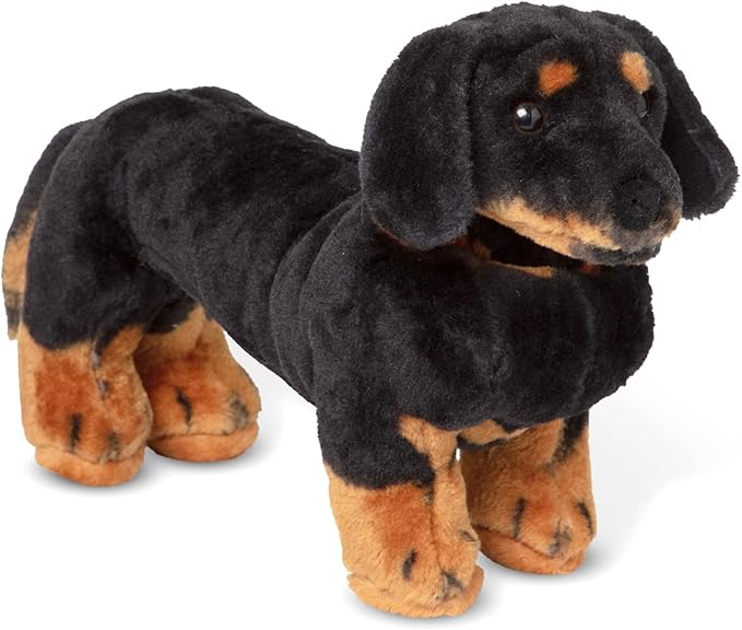 Melissa & Doug Giant Dachshund - Lifelike Stuffed Animal Dog Large (Pack of 2)