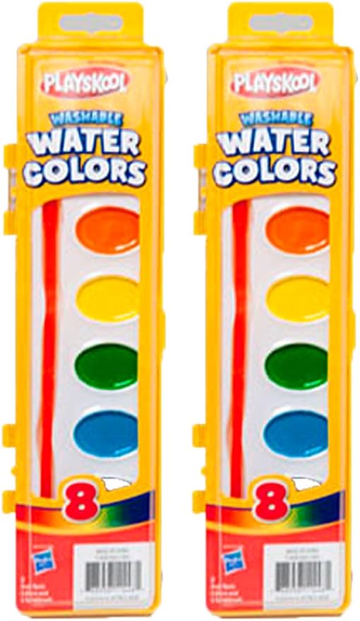 Playskool Washable Water Paint Set of 8 Colors (2 Packs)