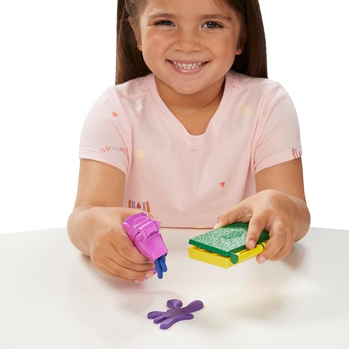 Play-Doh Zoom Zoom Vacuum Cleaner Toy, 6 Accessories & 5 Cans of Assort. Colors, Cleaning Toys for Kids, Back to School Classroom Supplies, Preschool Toys, Ages 3+