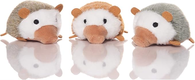 Manhattan Toy Nursing Nissa Nurturing Hedgehog Stuffed Animal with Plush Baby Hoglets