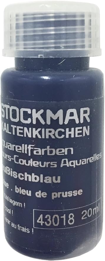 Stockmar watercolor paint: Prussian blue, 20 milliliter