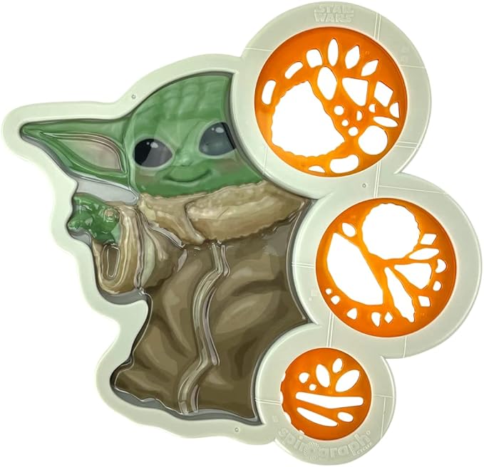 Spirograph Cyclex Studio Grogu - Disney Star Wars The Mandalorian - Baby Yoda - The Easy Way to Make Countless Amazing Designs - Rotating Stencil Wheel - Ages 5+