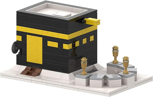 Kaaba Bricks Islamic Toy Building Blocks Set Included Guide of 64 Steps Durable Quality Brain Booster Maze Puzzle Islamic Educational DIY Building Kit Ideal for Boys Girls Preschool (325 Pieces)