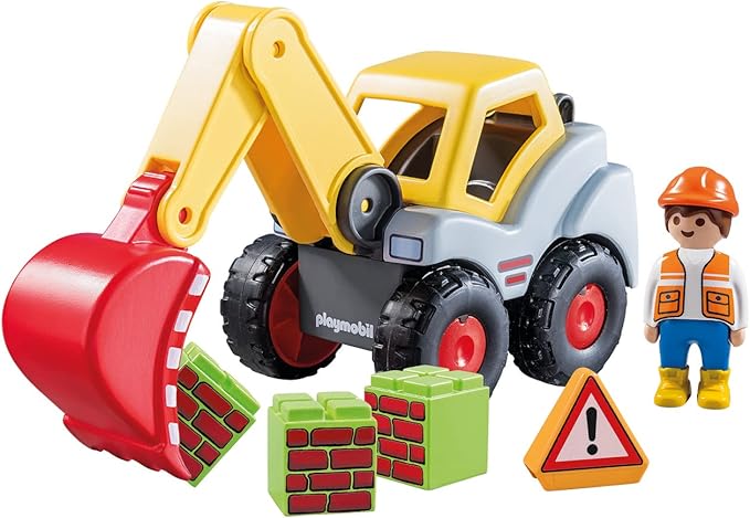Playmobil 1.2.3 Shovel Excavator