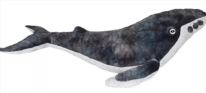 Wild Republic Humpback Whale Plush, Stuffed Animal, Plush Toy, Gifts for Kids, Cuddlekins 20 Inches