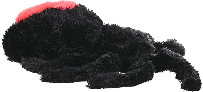 Wild Republic Redback Spider, Cuddlekins, Stuffed Animal, 12 inches, Gift for Kids, Plush Toy, Fill is Spun Recycled Water Bottles