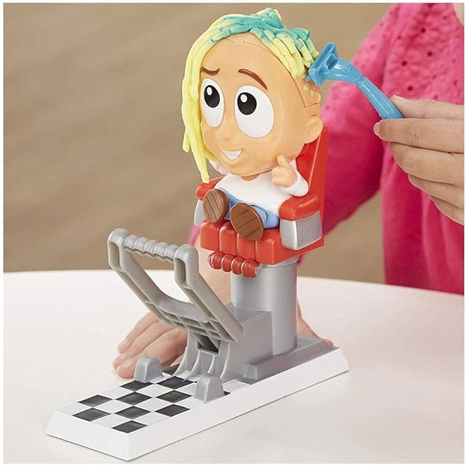 Play-Doh Crazy Cuts Stylist Set, Hair Salon Toy with Tools & 8 Tri-Color Cans, Back to School Classroom Supplies, Kids Arts & Crafts, Preschool Toys, Ages 3+