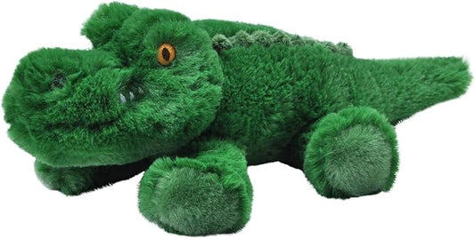 Wild Republic EcoKins Mini Alligator Stuffed Animal 8 inch, Eco Friendly Gifts for Kids, Plush Toy, Handcrafted Using 7 Recycled Plastic Water Bottles (24801)