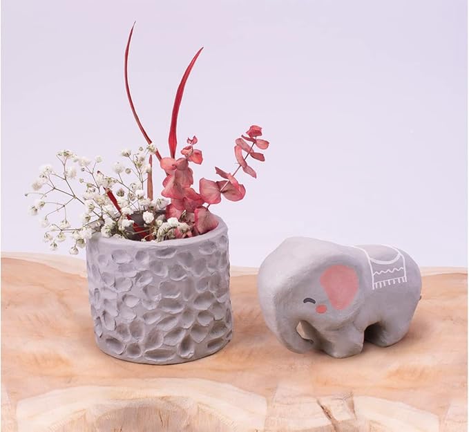 Jovi - Air Dry Modeling Clay, Set of 3 Units, 1.1lb Each, Total of 3.3lb, No Oven Needed, Gray Color, Pottery Clay Perfect for Arts and Crafts Projects (P85G/3)