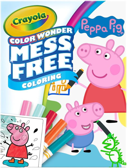 Crayola Peppa Pig Color Wonder Activity Set, Mess Free Peppa Pig Coloring Pages for Toddlers, Peppa Pig Toys, Toddler Gifts