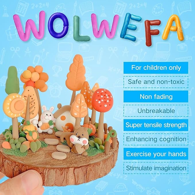 Air Dry Clay, 180 Packs Air Dry Foam Clay, Colored Foam Clay, Crafting Clay, Moldable Foam Clay Super Light Weight Air Dry Clay Perfect Clay for Arts Crafts