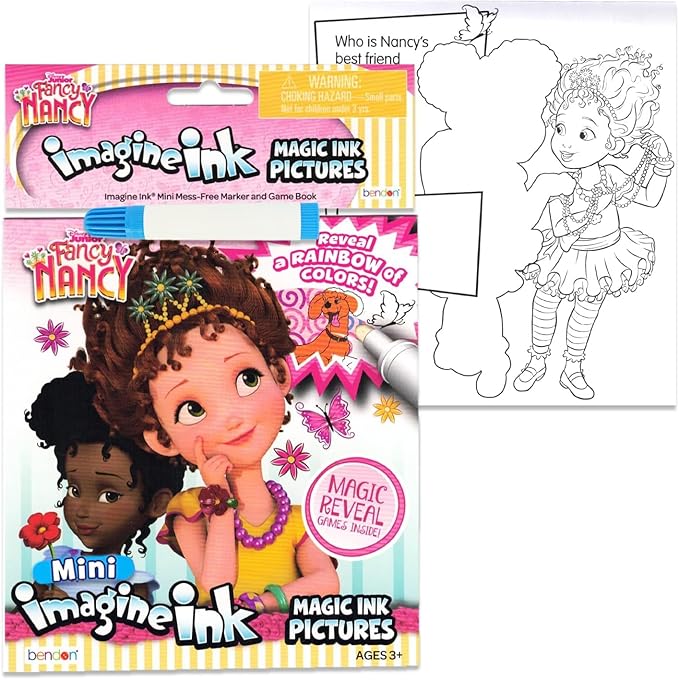 Disney Fancy Nancy Coloring Book Bundle ~ 3 Fancy Nancy Books, 160 Pages Total with Jewel Stickers and More (Fancy Nancy Party Pack)