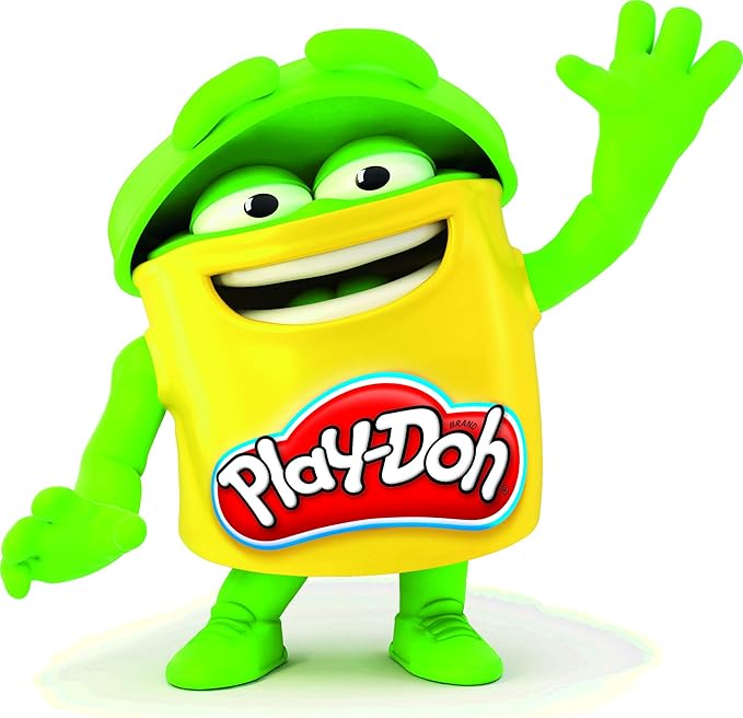 PLAY-DOH E4828F02 Bulk 12-Pack of Green Non-Toxic Modelling Compound, 4-Ounce Cans, Multicolour