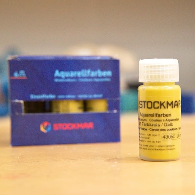 Stockmar Circle Color Watercolor Paint: Yellow, 20ml