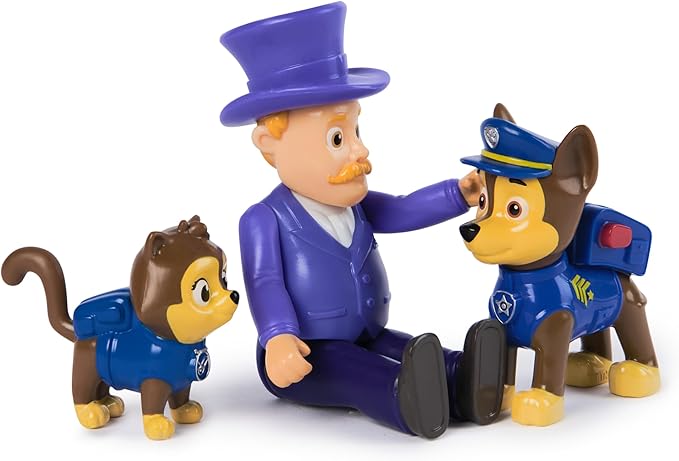 Paw Patrol Chase & Humdinger Figures Set, Kids Toys for Boys and Girls Ages 3 and Up