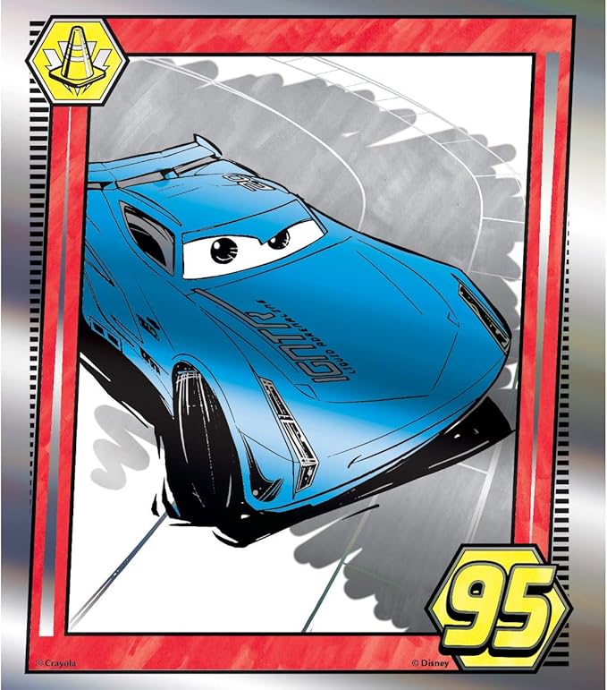 Crayola Color Wonder Cars 3, Mess Free Coloring, 12 Pages, 75-2450