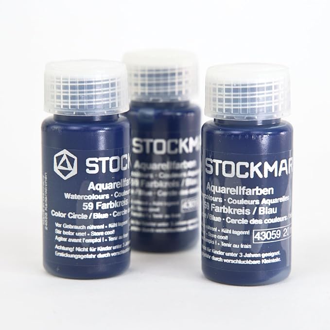Stockmar Circle Color Watercolor Paint: Blue, 20ml
