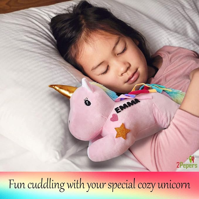 Make Your Own Unicorn Pillow Kit Arts and Crafts for Girls (No Sew), DIY Unicorn Craft Girl Ages 3 4 5 6 7 8 9 10 Years Old, Unicorn Gifts for Girls, Birthday Present, Toys For Girls, Kids Crafts