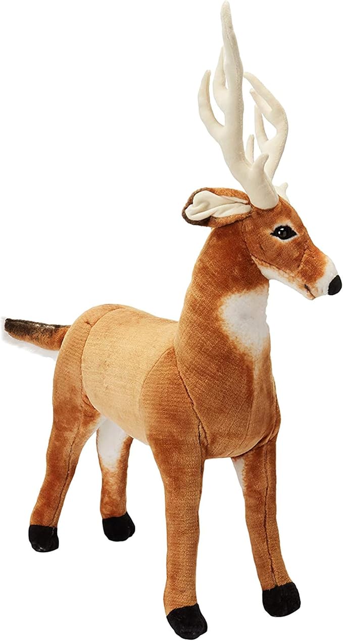 Melissa & Doug Giant Deer - Lifelike Stuffed Animal (over 3 feet long)