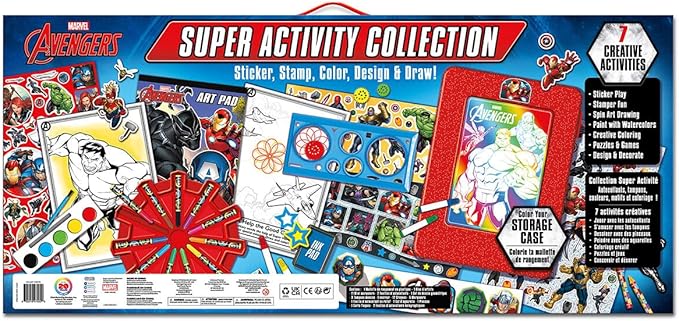 Marvel 1536710M Crayola Crayons, Paint, Colouring Sheets, Other