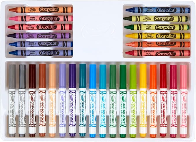 Crayola Dinosaur 5-in-1 Art Kit for Kids, Dinosaur Toys, Kids Art Set, Dinosaur Gift for Boys & Girls, Ages 4+