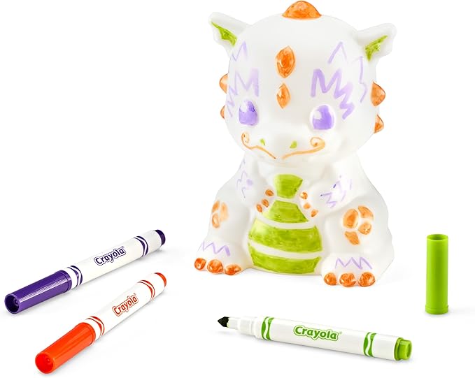 Crayola Light Ups Dragon, Reusable Holiday Craft, Light Up Toy, Indoor Holiday Decor, Toys for Kids, Arts & Crafts, Dragon Gift, 4+
