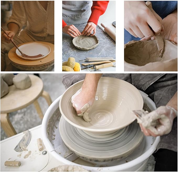 Air Dry Clay 10 LBs, Pottery Modeling Clay for All Purpose Hand Modeling and Throwing, Non-Toxic (Terra Cotta)