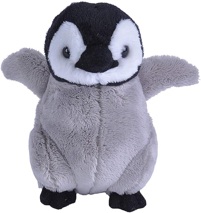 Wild Republic Penguin Plush, Stuffed Animal, Plush Toy, Kid Gifts, Pocketkins 5", Model:23507