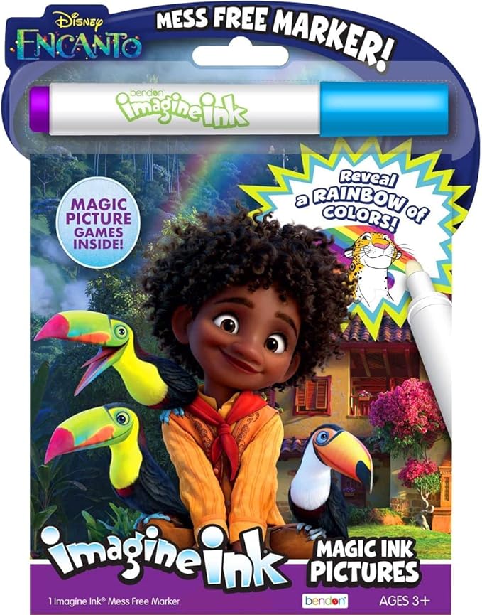 Disney Encanto Coloring Book Activity Set for Kids – Bundle Includes Coloring Books, Play Pack, Stickers