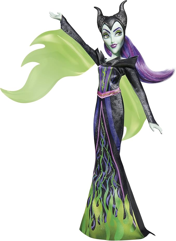 Disney Princess Villains Black and Brights Collection, Fashion Doll 4 Pack, Disney Villains Toy for Kids 5 Years Old and Up