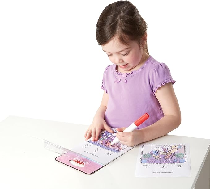 Melissa & Doug On the Go ColorBlast! Activity Book - Princess (24 Pages) - FSC Certified