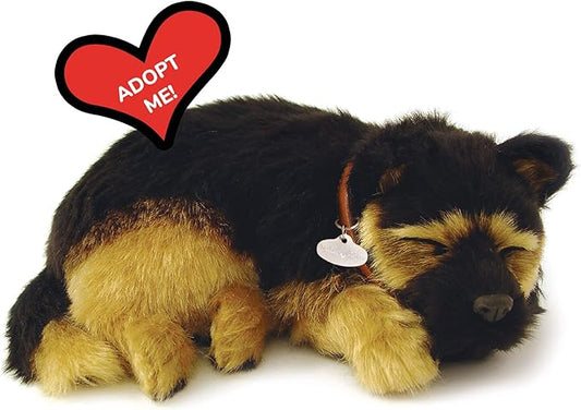 Perfect Petzzz - Original Petzzz German Shepherd, Realistic, Lifelike Stuffed Interactive Pet Toy, Companion Pet with 100% Handcrafted Synthetic Fur