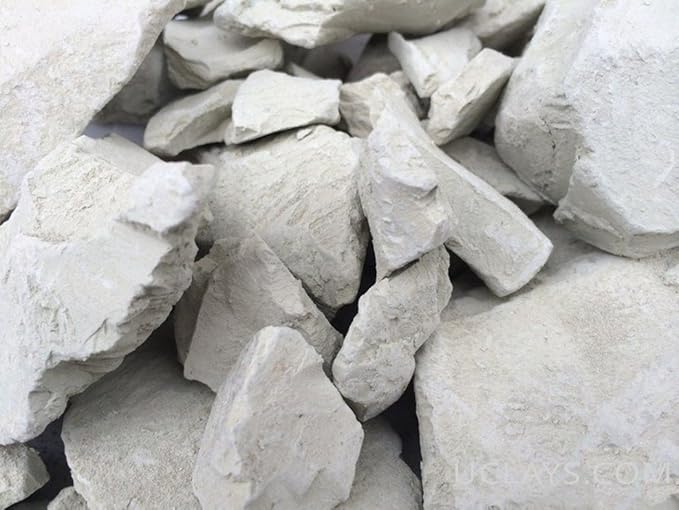 BENTONITE Edible Clay Chunks (lump) Natural for Eating (Food), 1 lb (450 g)