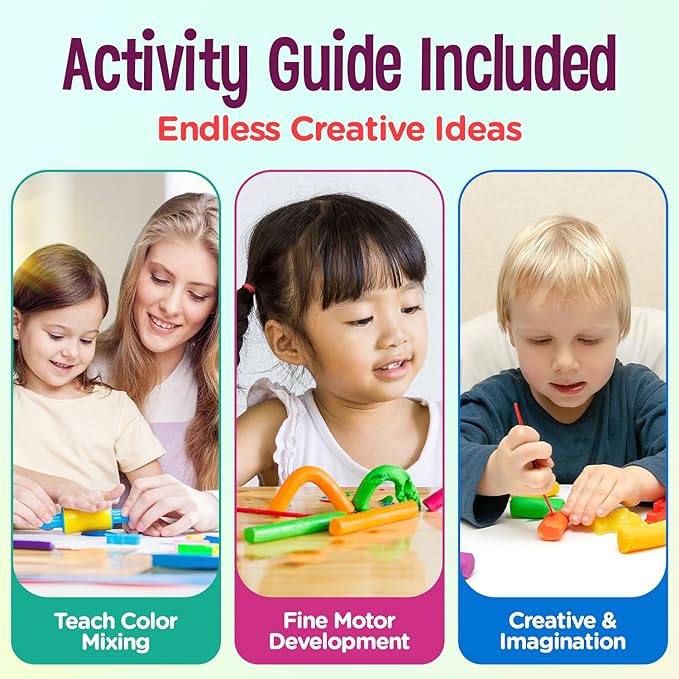 Hygloss Play Modeling Dough - Blue Dough Unscented - Safe & Non-Toxic for Kids Arts & Crafts - Party Favors - Classroom Supplies - 3lb