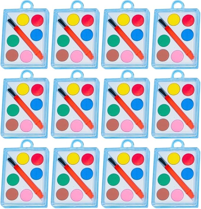 Paint Set Value Pack Favors in 6 Vibrant Colors - 6 Packs of 12 | Perfect for Art Parties, Kids' Creativity & Crafters