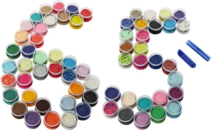 Play-Doh Ultimate Color Collection 65-Pack of 1-oz Cans, Includes Sparkle, Confetti & Color Burst, Back to School Classroom Supplies, Preschool Toys, Ages 2+ (Amazon Exclusive)