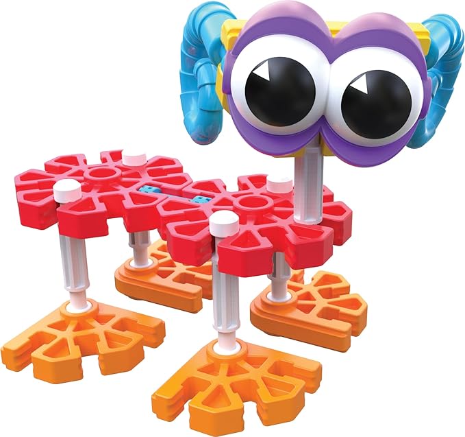 KID K’NEX – Budding Builders Building Set – 100 Pieces – Ages 3 and Up – Preschool Educational Toy