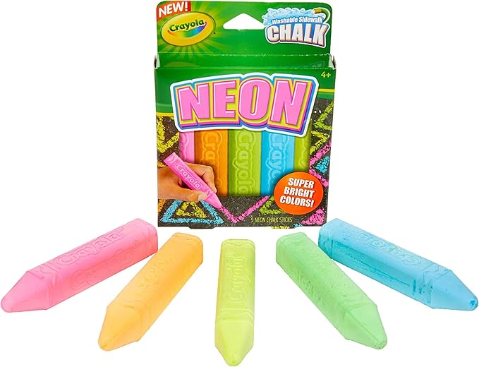 Crayola Neon Chalk 5ct
