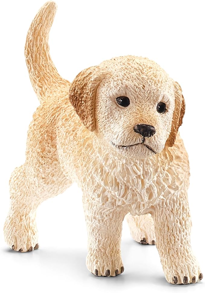 Schleich Farm World 4pc Animal Figurine Starter Playset - Educational Farm Animal Collection Starter Kit Toy with Cat, Horse, Puppy, and Calf, Durable for Boys and Girls, Gift for Kids Ages 3+