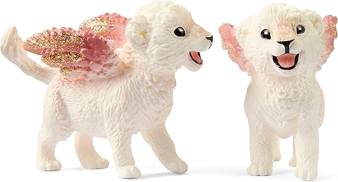 Schleich bayala, Mythical Creature Toys for Kids, Winged Baby Lion Training 9-piece Playset, Ages 5+